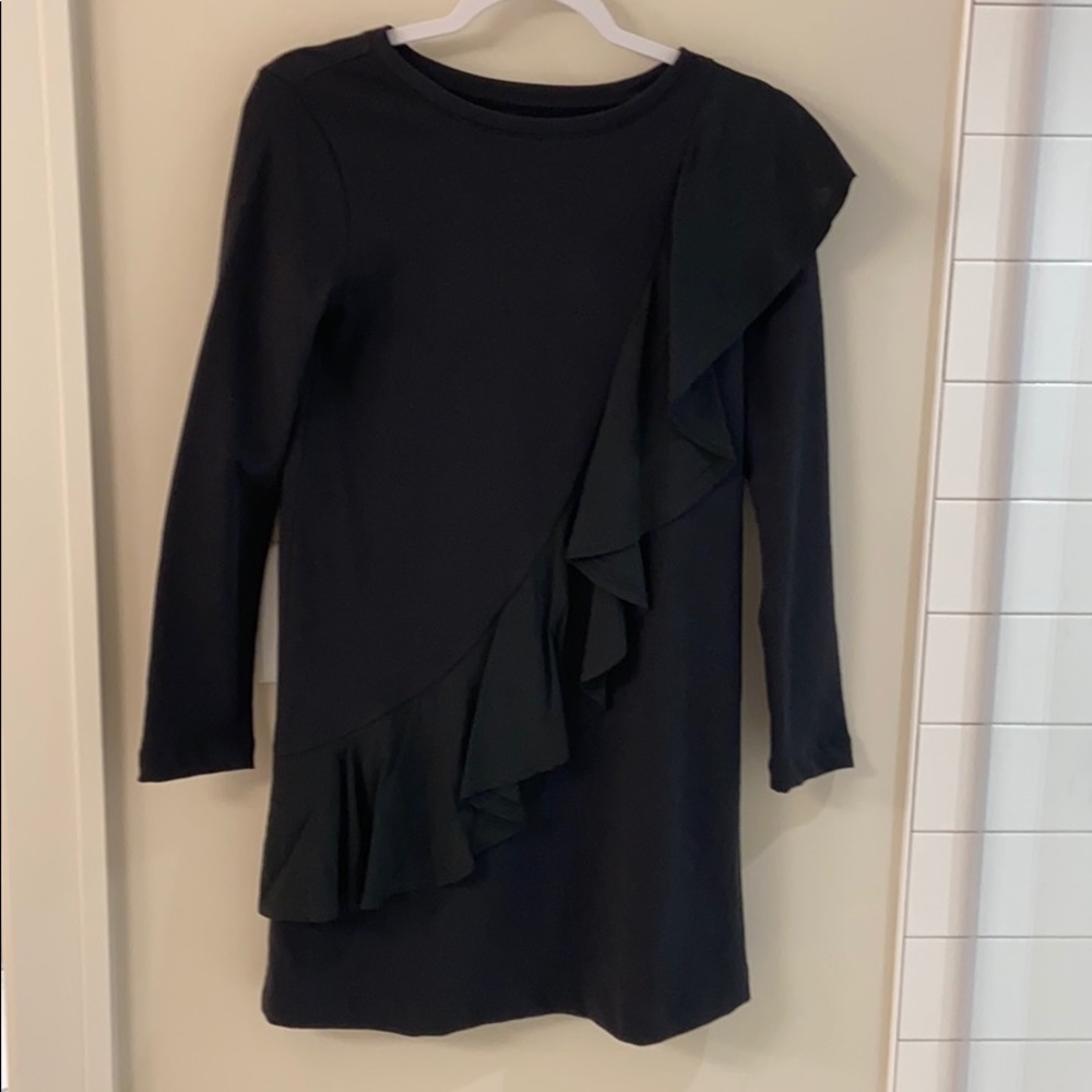 Kids black long sleeve dress